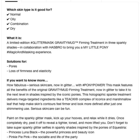 🆕 NWOB 💖 GlamGlow GravityMud Pink Glitter Mask - Picture 6 of 7